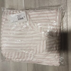 New In Package Sonoma Pink Striped Pajama Set 3x Stretchy
